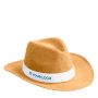 Sombrero de papel con cinta en distintos colores para personalizar color blanco vista principal