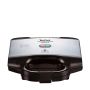 Parrilla de contacto con placas antiadherentes y cierre seguro Tefal