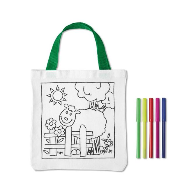 Bolsa para colorear de algodón