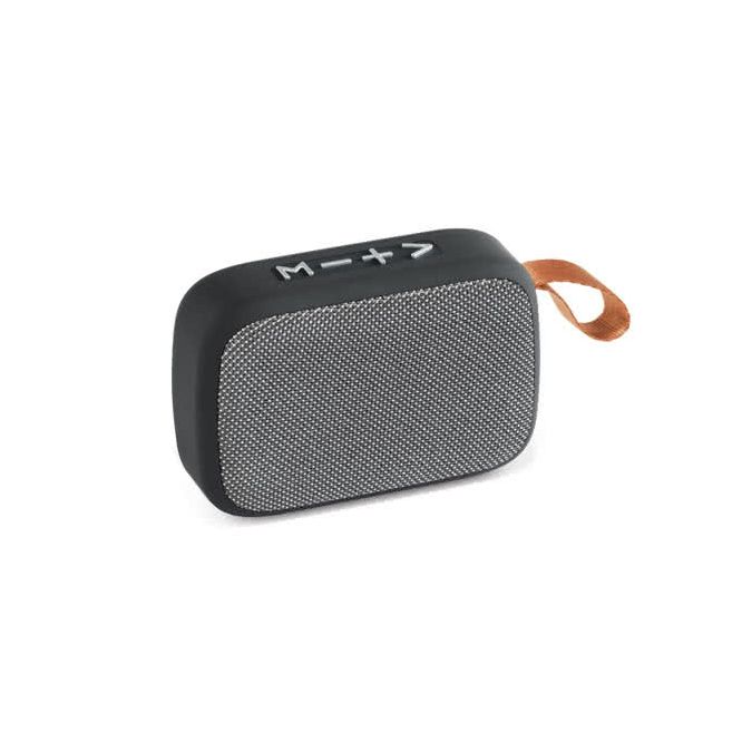 Altavoz Bluetooth minimalista con correa