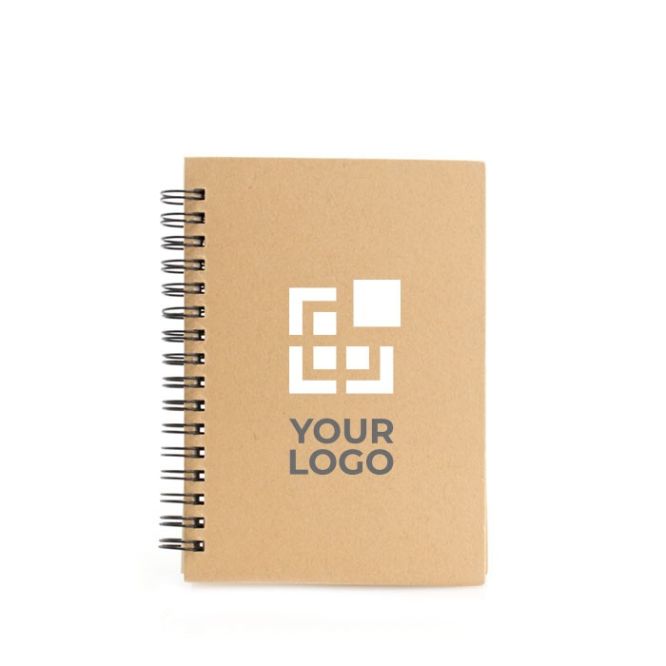 Cuaderno pequeño para personalizar con logo color negro