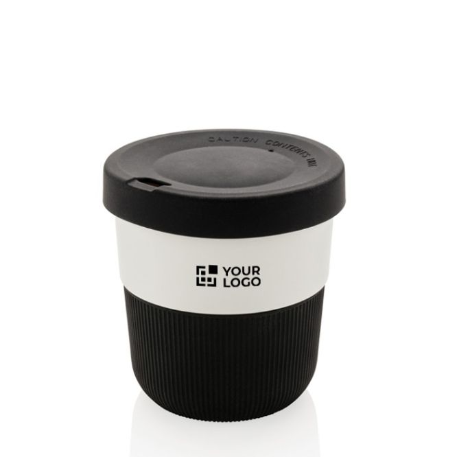 Vasos takeaway eco con logo vista principal
