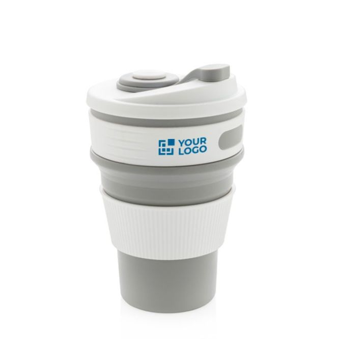 Tazas portátiles de silicona plegables vista principal