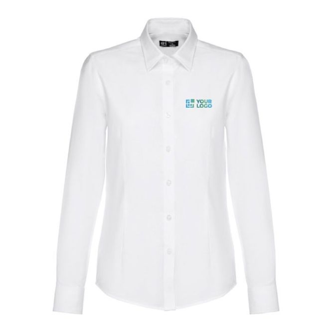 Camisa para mujer algodón y poliéster 130 g/m2 vista principal