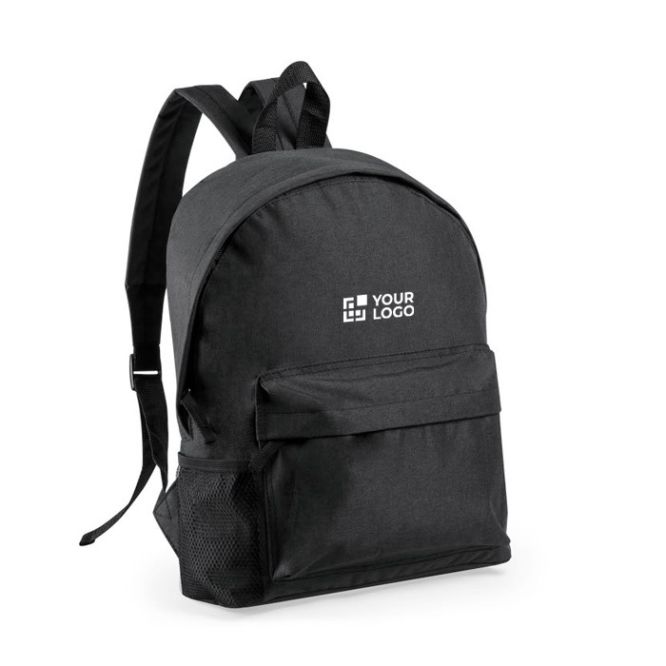 Mochila acolchada de plástico reciclado vista principal