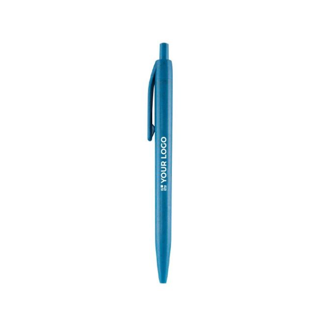 Bolígrafo eco personalizable color azul