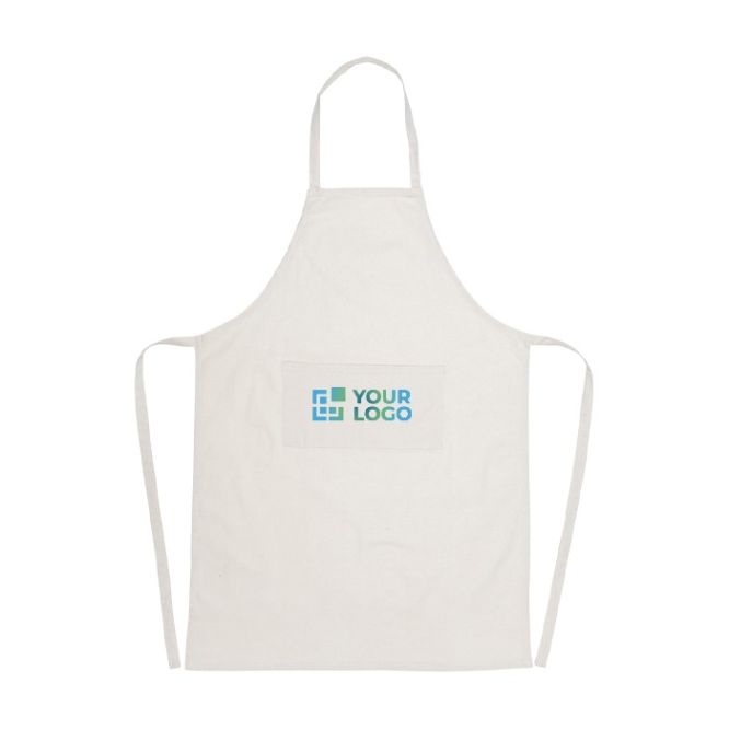 Delantal sostenible personalizado vista principal