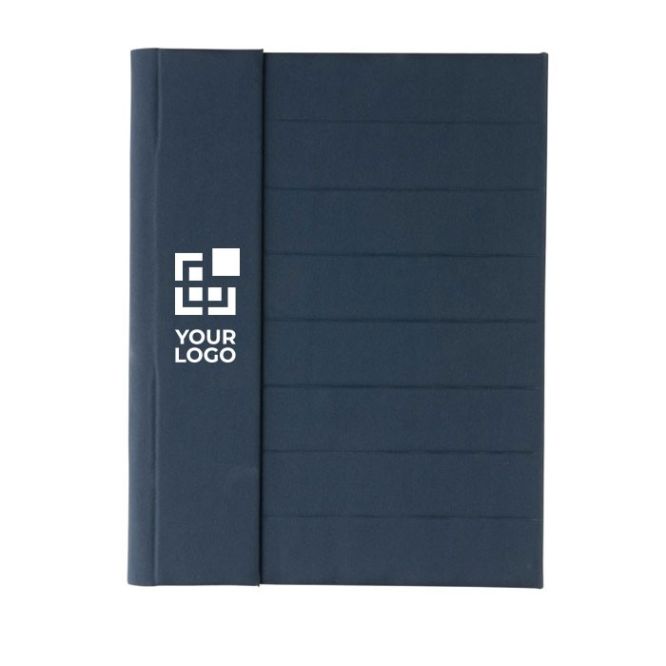 Portafolios con libreta grande y cierre vista principal