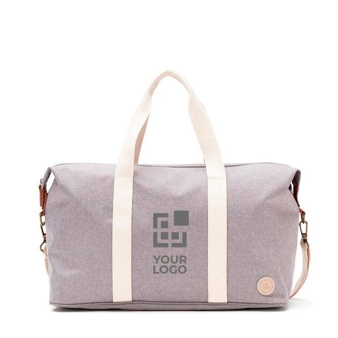 Bolsa de viaje con detalles en piel sintética