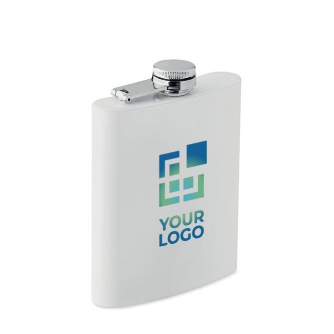 Petaca en acero inoxidable reciclado para impresión a todo color 190ml