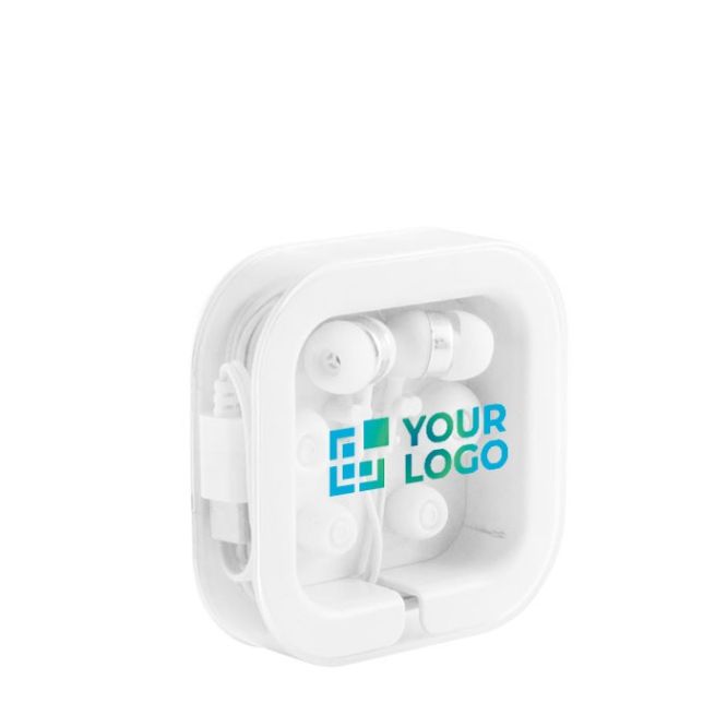 Auriculares con micrófono y dos pares de adaptadores de silicona