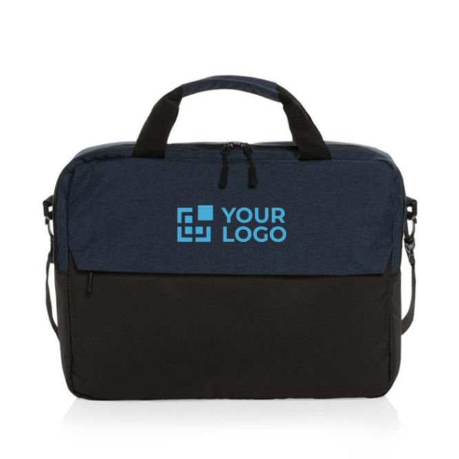 Maletín de RPET para PC con múltiples bolsillos interiores 15,6