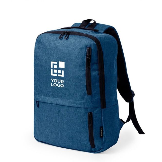 Mochila de RPET para portátil con 3 bolsillos frontales 15''