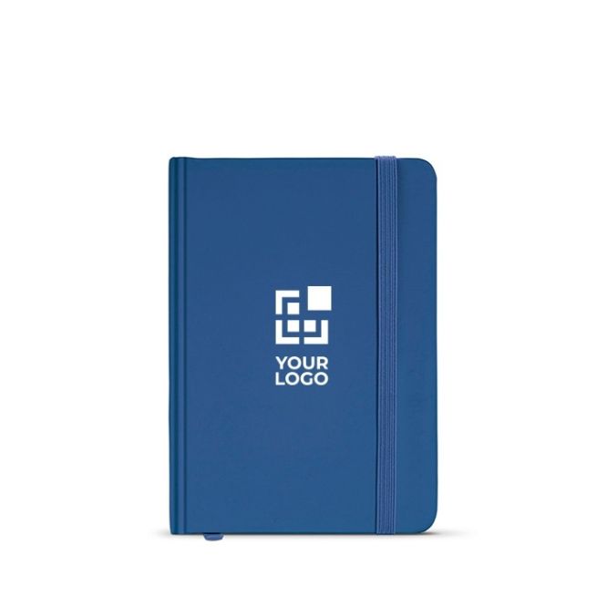 Libreta con tapa dura de papel reciclado A6 hojas a rayas vista principal