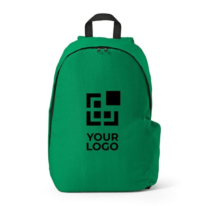 Mochila de RPET para portátil con acabado ripstop 15,6” vista principal