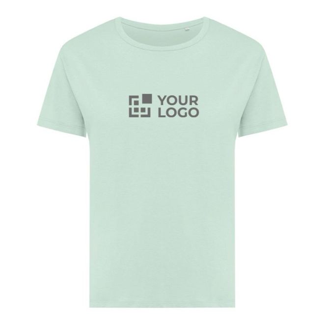 Camiseta de mujer de algodón reciclado slim fit 160 g/m2 Iqoniq