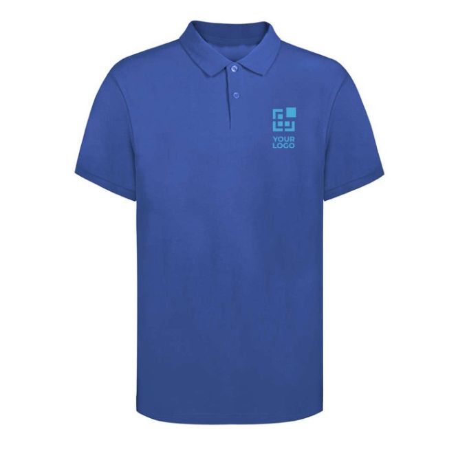 Polo unisex de 100% algodón peinado Ring Spun con 2 botones 220 g/m2