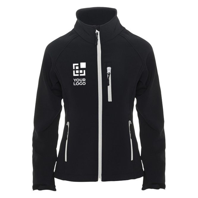 Chaqueta softshell para mujer de poliéster y elastano 300 g/m2 Roly vista principal