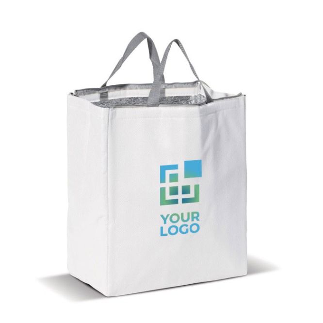 Bolsa nevera con interior isotermo en aluminio y cremallera