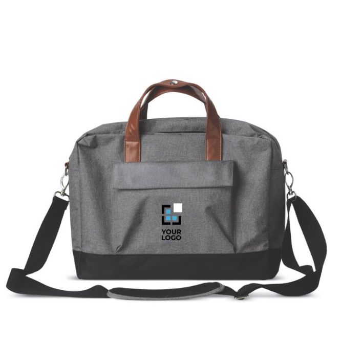 Maletín para portátil con múltiples bolsillos para almacenar vista principal