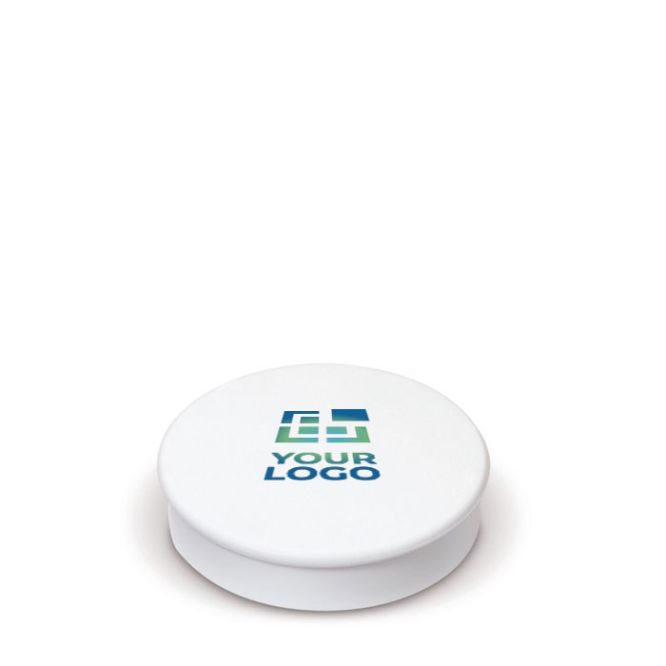 Clásico imán redondo grande de plástico para personalizar