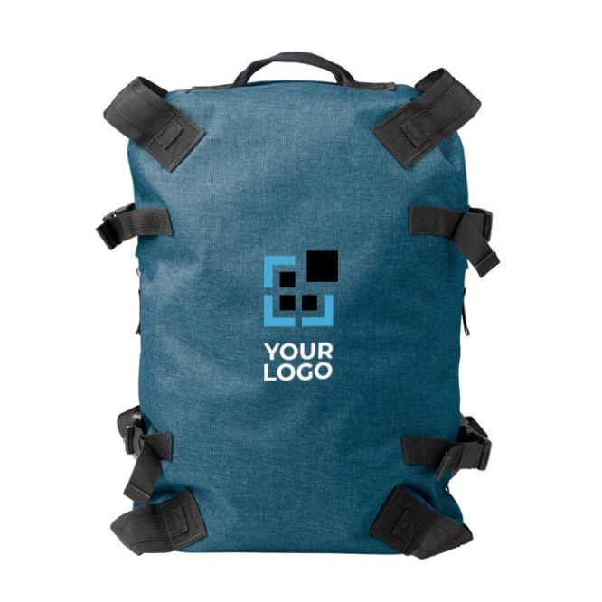 Mochila acolchada con abertura en la parte trasera