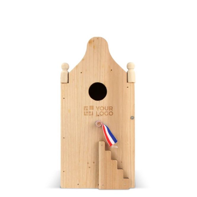 Casa de madera hecha de madera FSC especial para pájaros