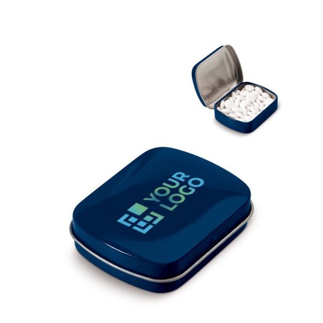 Caja de mentas rectangular en varios colores 23gr