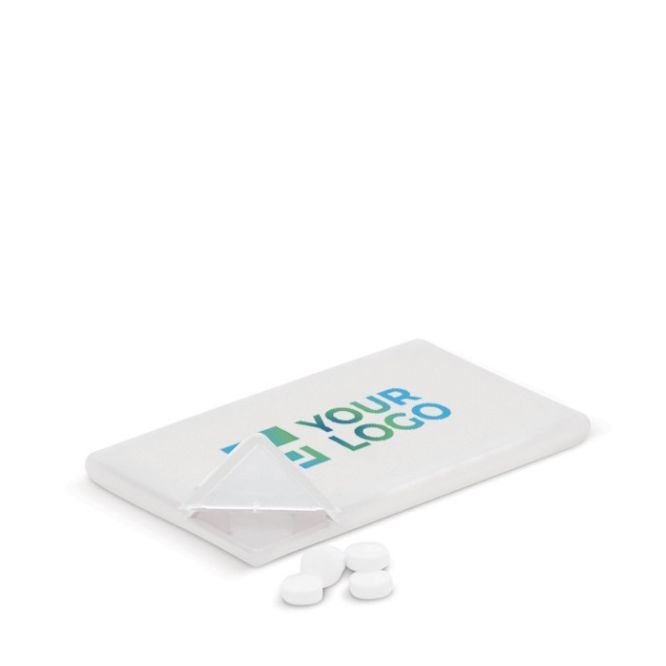 Dispensador de mentas sin azúcar en caja de varios colores