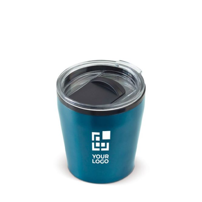 Vaso de acero inoxidable de doble pared apto para cafeteras 180ml