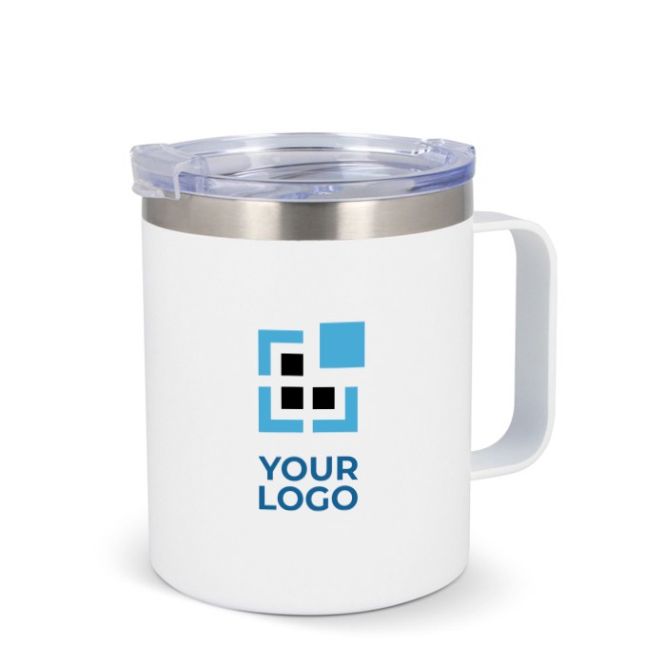 Taza take away de cerámica con asa para fácil transporte 350ml