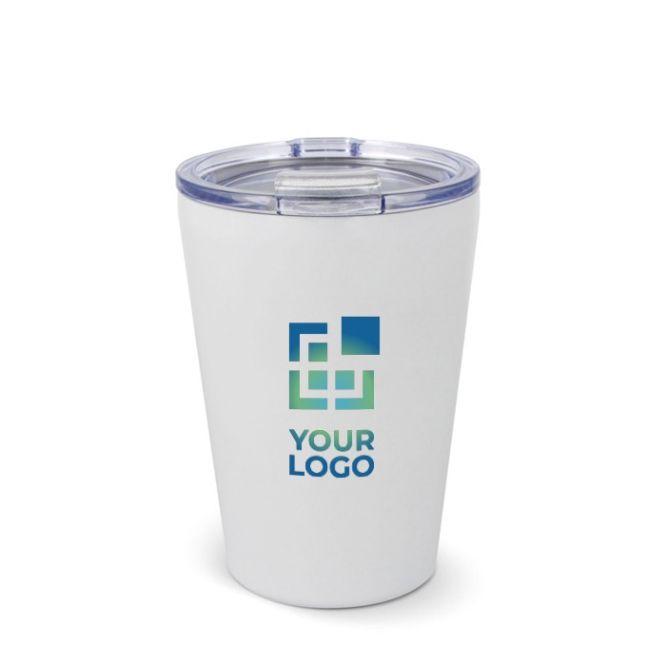 Vaso take away de doble pared hecho de cerámica 300ml