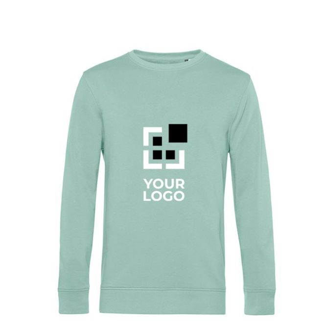 Sudadera de cuello redondo de algodón orgánico 280 g/m2 B&C vista principal