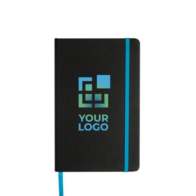 Libreta de cuero sintético con tapa para grabar a láser A5 hojas lisas vista principal