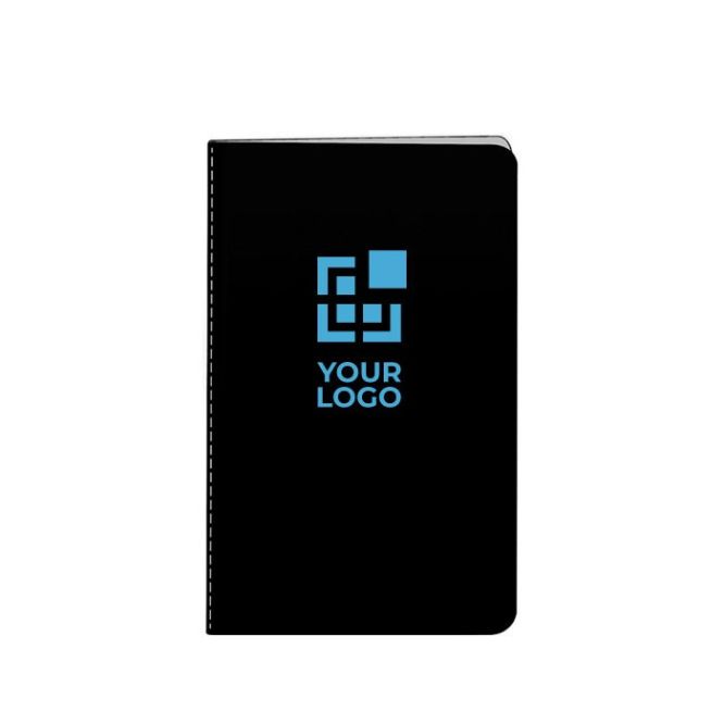 Cuaderno de cartón de colores con lomo cosido A6 hojas lisas