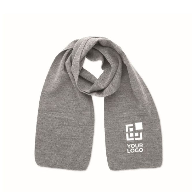 Bufanda extensible de poliéster reciclado en colores clásicos