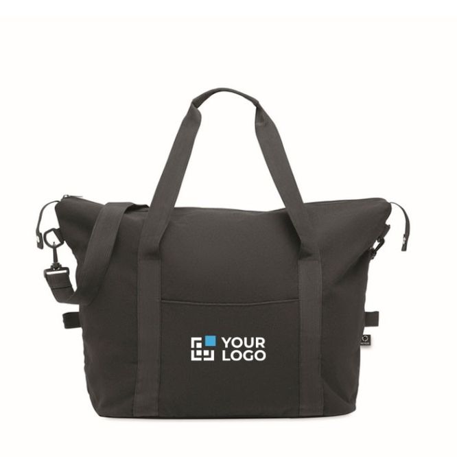 Bolsa para viaje de RPET con correa ajustable y soporte trolley