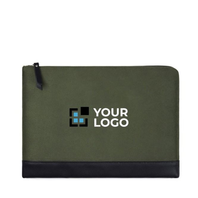 Funda para portátil de poliéster reciclado con bolsillo interior 14