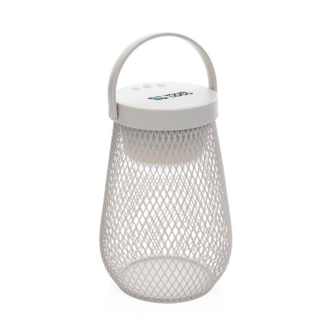 Lámpara de mesa de plástico reciclado con 3 modos de brillo IPX4