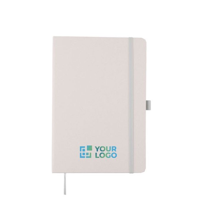 Libreta de cartón y residuos biológicos de 80 hojas a rayas A5