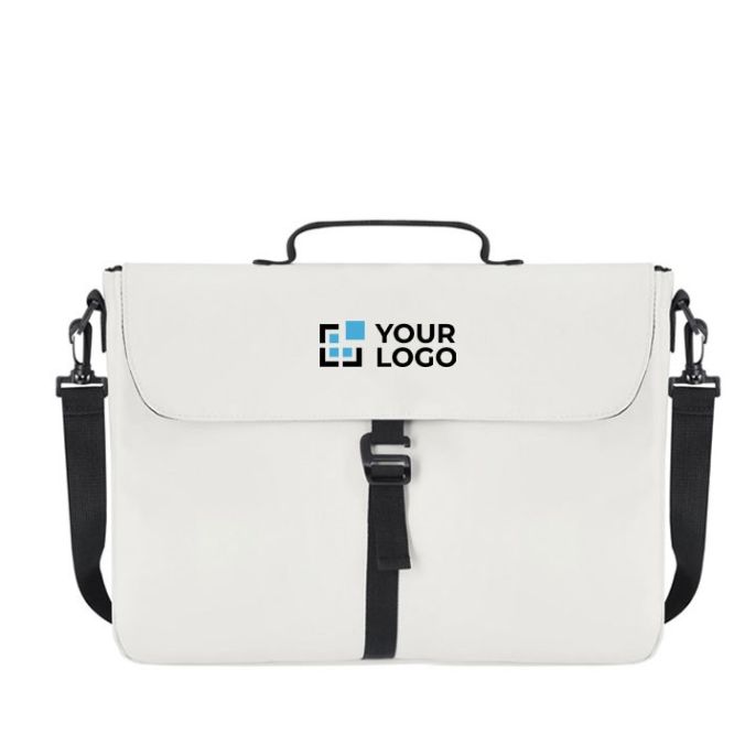 Maletín de portátil de suave PU con cinta de transporte ajustable 15''