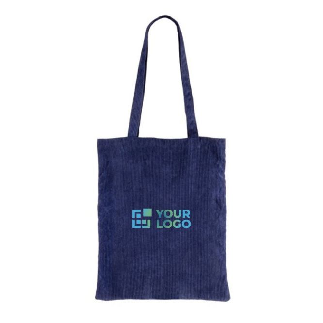 Bolsa aterciopelada de poliéster con asas largas 240 g/m2