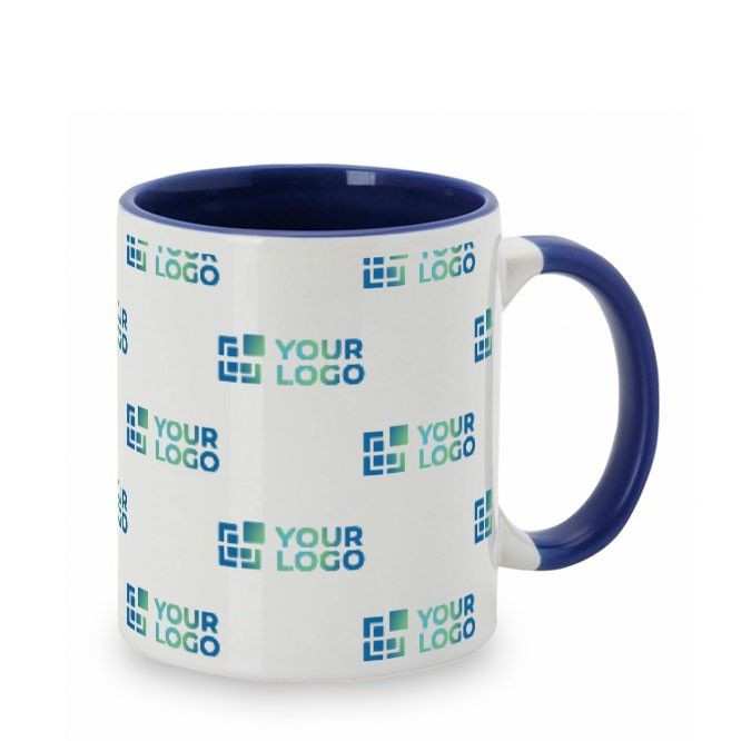 Taza de cerámica con asa e interior en color 350ml Sublim Color vista principal