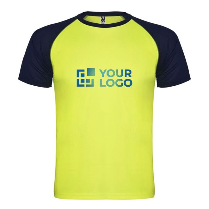 Camiseta de deportes de manga corta unisex de poliéster 140 g/m2 Roly 