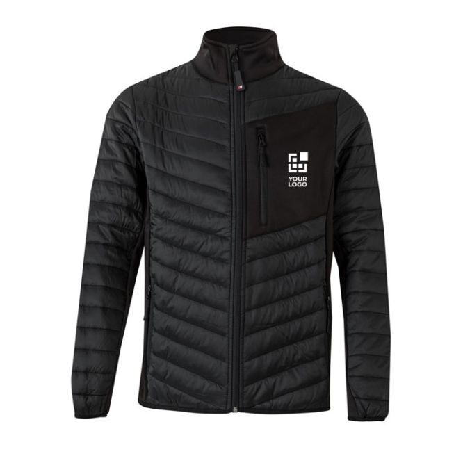 Chaqueta acolchada con tejido elástico en varias zonas 265 g/m2 