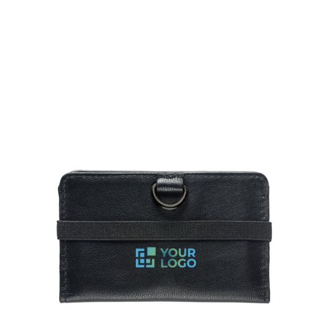 Cartera con bloqueo RFID para llevar 10 tarjetas y monedas