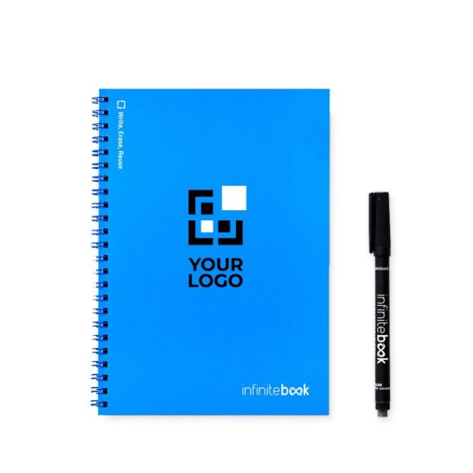 Libreta infinita con tapa flexible y rotulador A5 hojas lisas