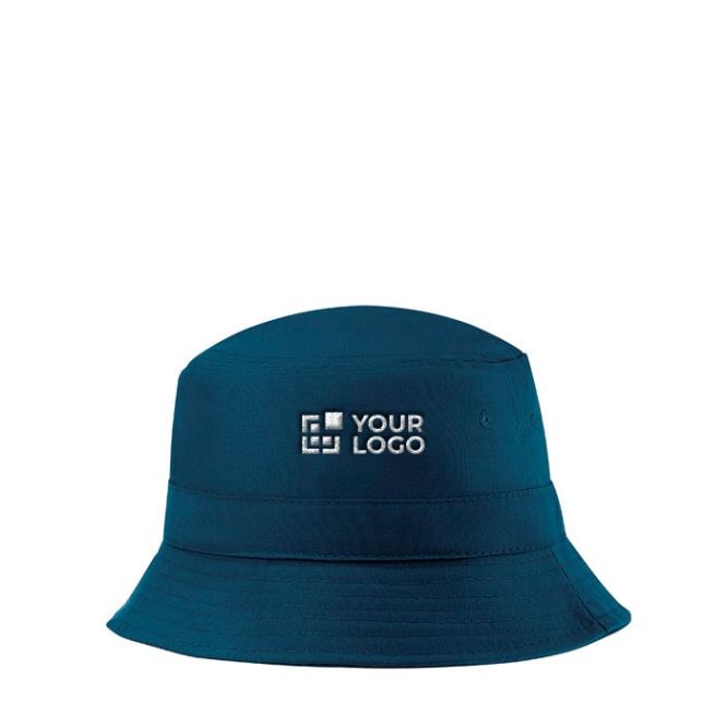 Gorro estilo bob en tipo lienzo de algodón y poliéster 220 g/m2