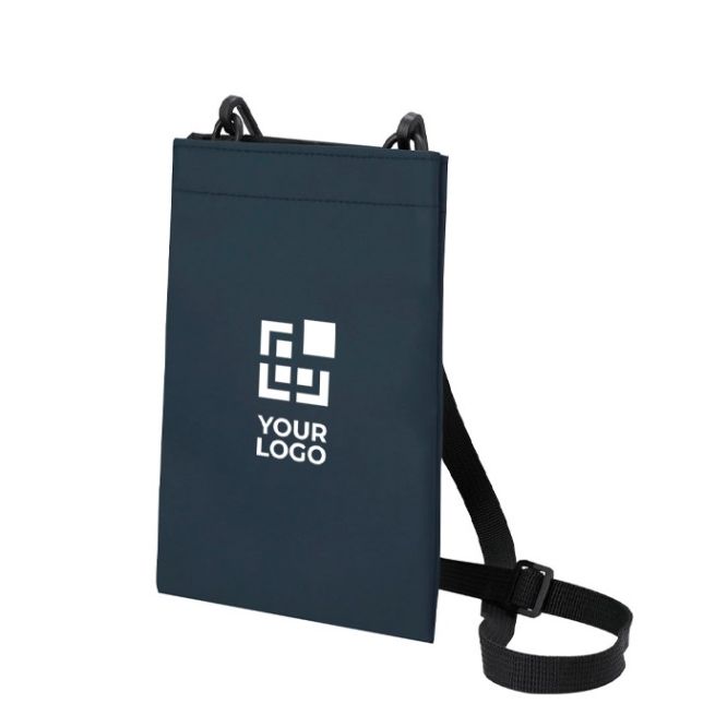 Bandolera de PU con un único compartimiento y cierre de velcro