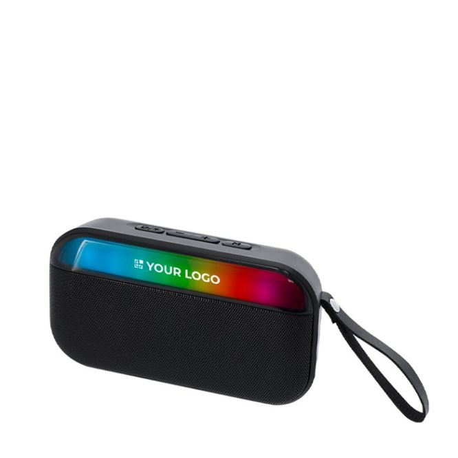 Altavoz con asa de transporte y luces LED en parte delantera 5W